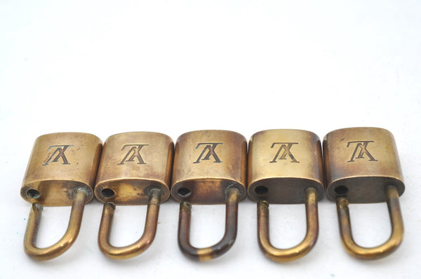 Authentic Louis Vuitton Padlock Gold 10Set LV K7726