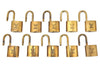 Authentic Louis Vuitton Padlock Gold 10Set LV K7727