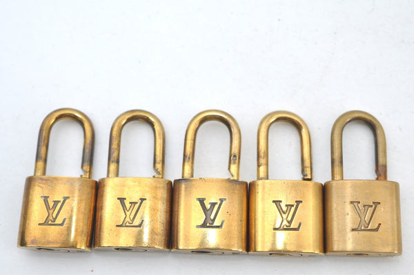 Authentic Louis Vuitton Padlock Gold 10Set LV K7727