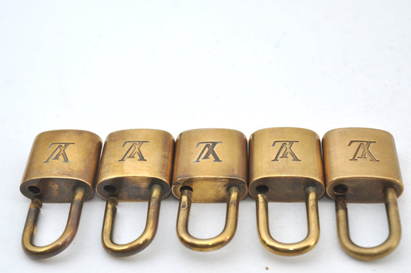 Authentic Louis Vuitton Padlock Gold 10Set LV K7727