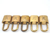 Authentic Louis Vuitton Padlock Gold 10Set LV K7727