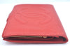 Authentic CHANEL Caviar Skin CoCo Mark Long Wallet Purse Red White 2Set K7730