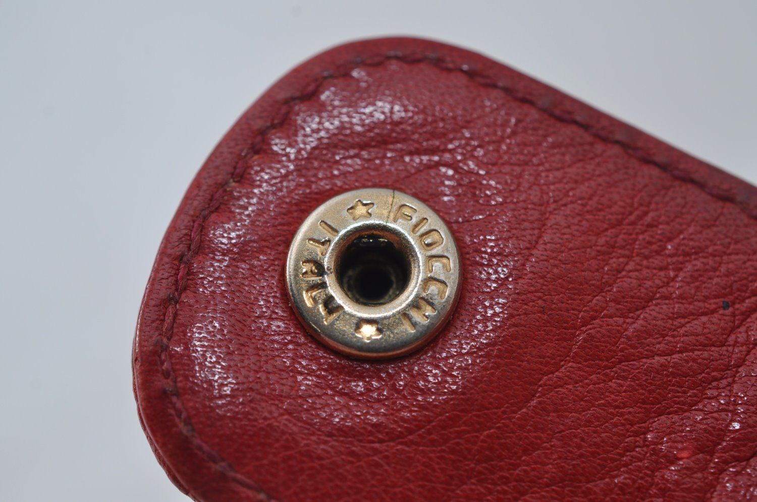 Authentic CHANEL Caviar Skin CC Logo Long Wallet Purse Red White 2Set K7730