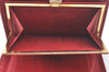Authentic CHANEL Caviar Skin CC Logo Long Wallet Purse Red White 2Set K7730