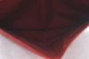 Authentic CHANEL Caviar Skin CC Logo Long Wallet Purse Red White 2Set K7730