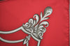 Authentic HERMES Carre 90 Scarf "LES CHEVAUX DES MOGHOLS" Silk Red K7735