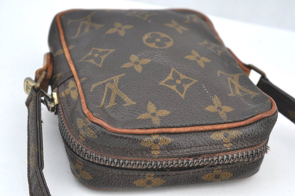 Auth Louis Vuitton Monogram Mini Poche Danube Shoulder Cross Bag M45268 LV K7737