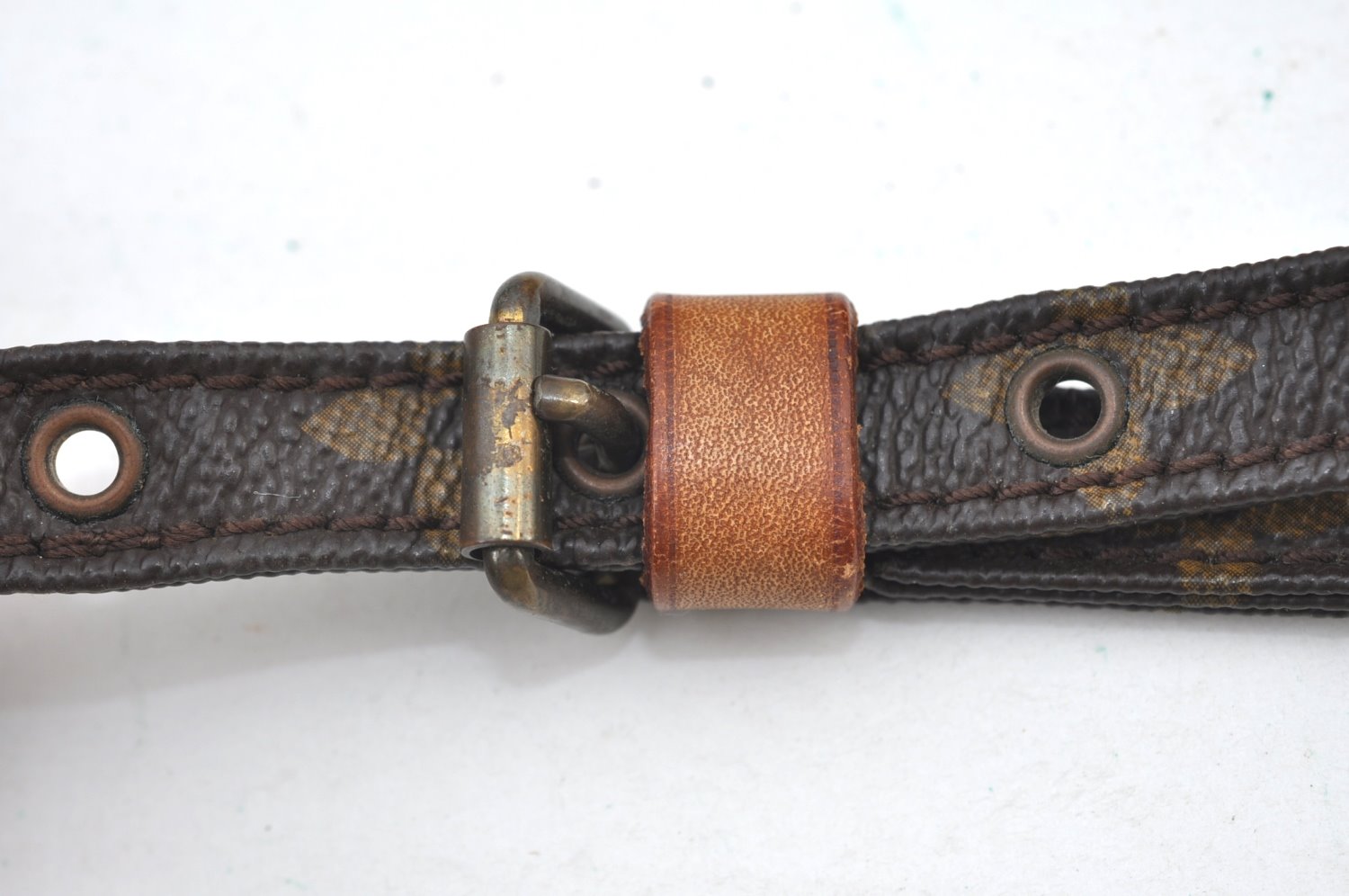 Auth Louis Vuitton Monogram Mini Poche Danube Shoulder Cross Bag M45268 LV K7737