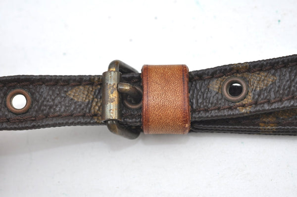 Auth Louis Vuitton Monogram Mini Poche Danube Shoulder Cross Bag M45268 LV K7737