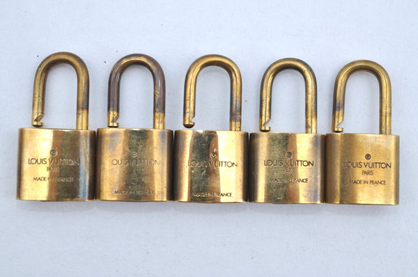 Authentic Louis Vuitton Padlock Gold 10Set LV K7741