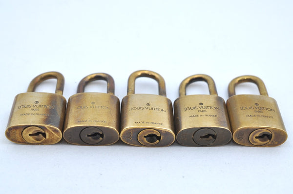 Authentic Louis Vuitton Padlock Gold 10Set LV K7741