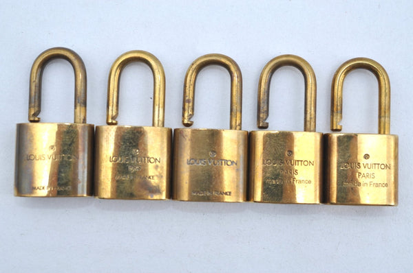 Authentic Louis Vuitton Padlock Gold 10Set LV K7741