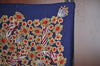 Authentic CHANEL Scarf Jewelry Motif Silk Navy Blue K7746