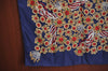 Authentic CHANEL Scarf Jewelry Motif Silk Navy Blue K7746