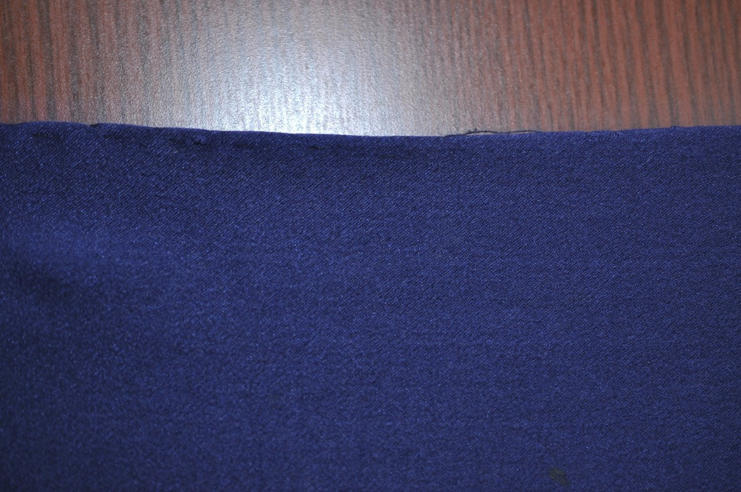 Authentic CHANEL Scarf Jewelry Motif Silk Navy Blue K7746
