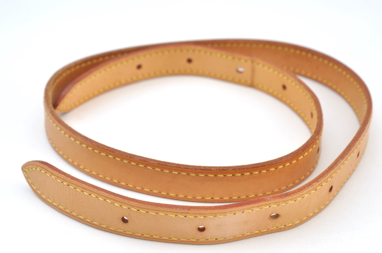 Authentic Louis Vuitton Leather Shoulder Strap For Bucket GM 31.9