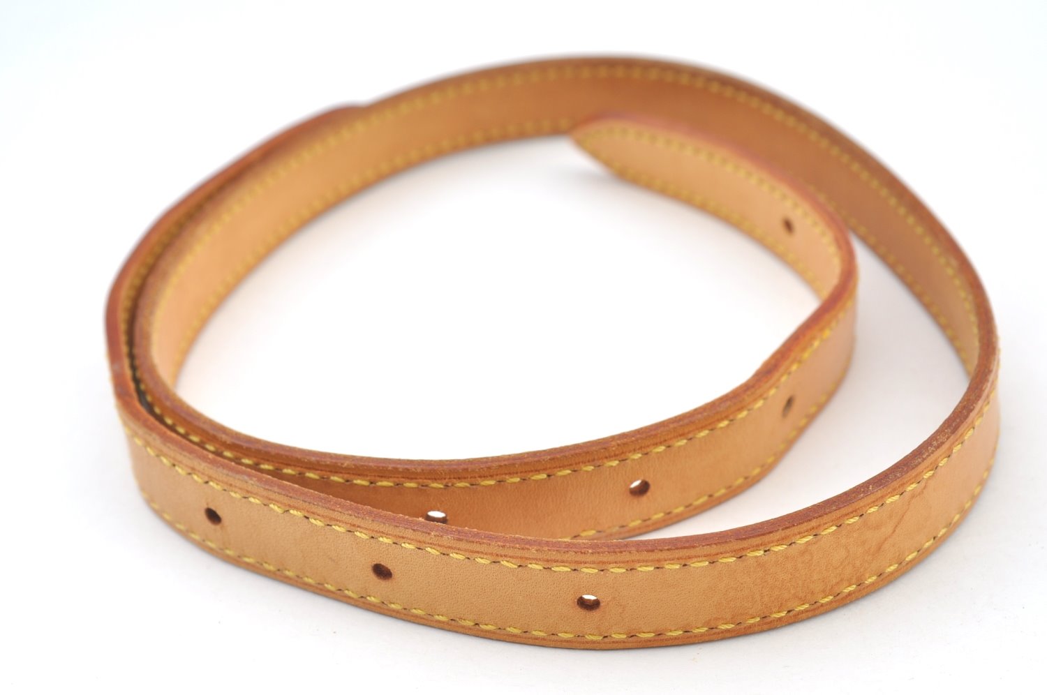 Authentic Louis Vuitton Leather Shoulder Strap For Bucket GM 31.9