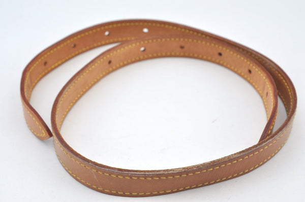 Authentic Louis Vuitton Leather Shoulder Strap For Bucket GM 31.9" Beige K7753