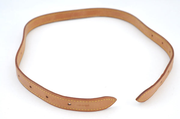 Authentic Louis Vuitton Leather Shoulder Strap For Bucket GM 31.9" Beige K7753