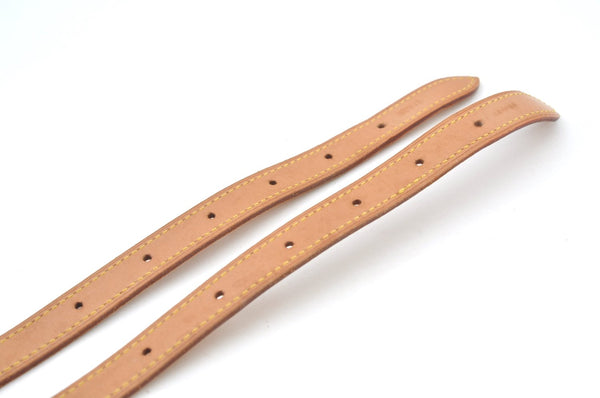 Authentic Louis Vuitton Leather Shoulder Strap For Bucket GM 31.9" Beige K7753