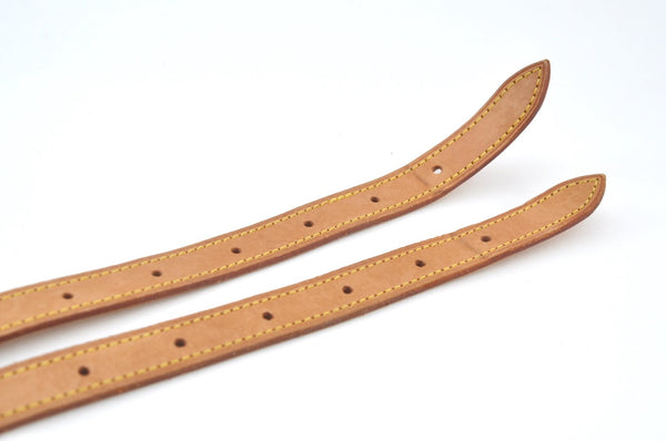 Authentic Louis Vuitton Leather Shoulder Strap For Bucket GM 31.9" Beige K7753