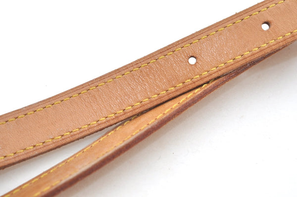 Authentic Louis Vuitton Leather Shoulder Strap For Bucket GM 31.9" Beige K7753