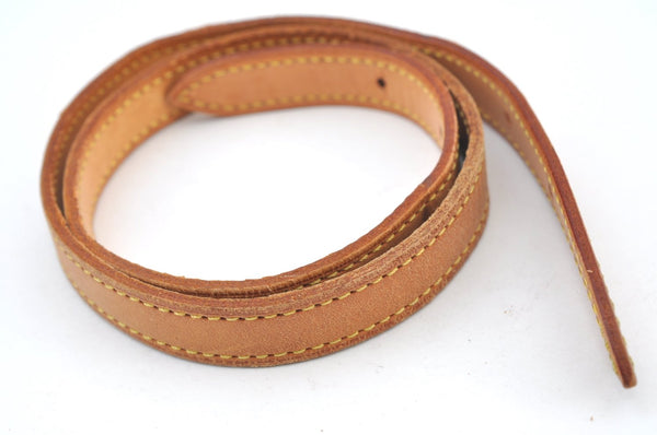 Authentic Louis Vuitton Leather Shoulder Strap For Bucket GM 31.9" Beige K7754