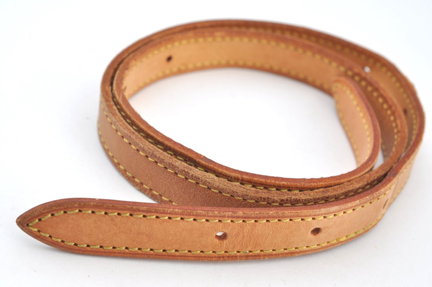 Authentic Louis Vuitton Leather Shoulder Strap For Bucket GM 31.9