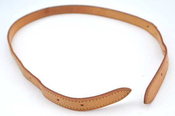 Authentic Louis Vuitton Leather Shoulder Strap For Bucket GM 31.9" Beige K7754