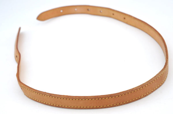 Authentic Louis Vuitton Leather Shoulder Strap For Bucket GM 31.9" Beige K7754