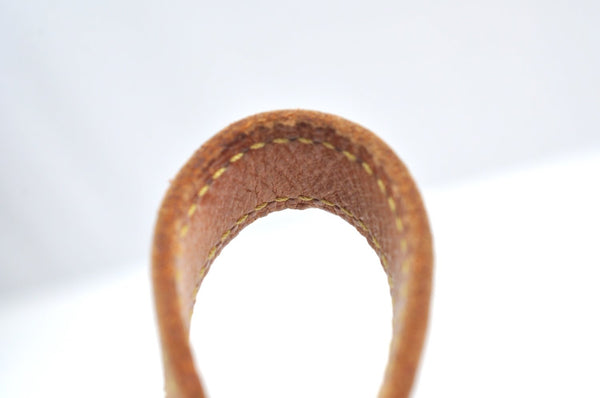 Authentic Louis Vuitton Leather Shoulder Strap For Bucket GM 31.9" Beige K7754