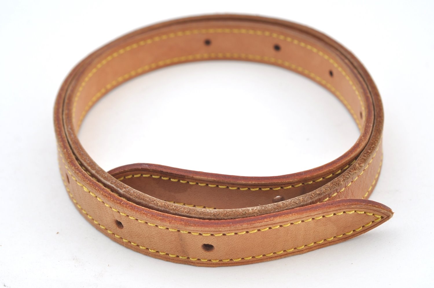 Authentic Louis Vuitton Leather Shoulder Strap For Bucket GM 31.9