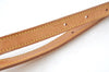 Authentic Louis Vuitton Leather Shoulder Strap For Bucket GM 31.9" Beige K7754