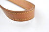 Authentic Louis Vuitton Leather Shoulder Strap For Bucket GM 31.9" Beige K7754