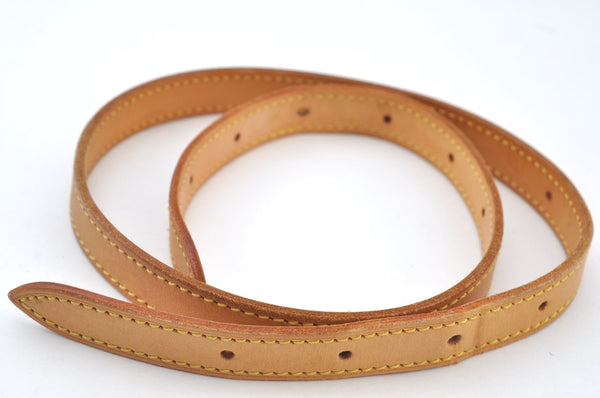 Authentic Louis Vuitton Leather Shoulder Strap For Bucket GM 31.9" Beige K7755