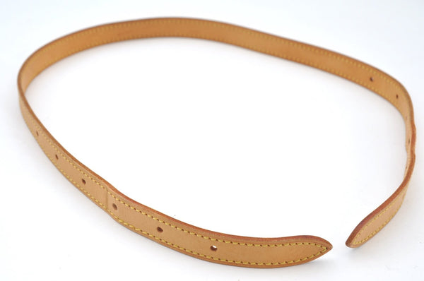 Authentic Louis Vuitton Leather Shoulder Strap For Bucket GM 31.9" Beige K7755