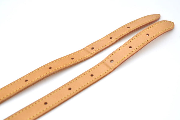 Authentic Louis Vuitton Leather Shoulder Strap For Bucket GM 31.9" Beige K7755