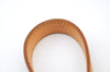 Authentic Louis Vuitton Leather Shoulder Strap For Bucket GM 31.9" Beige K7755