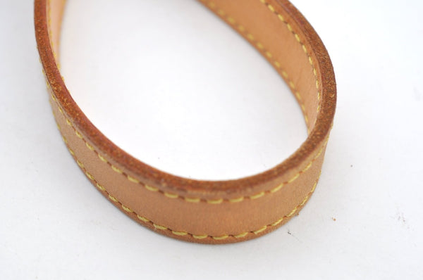 Authentic Louis Vuitton Leather Shoulder Strap For Bucket GM 31.9" Beige K7755