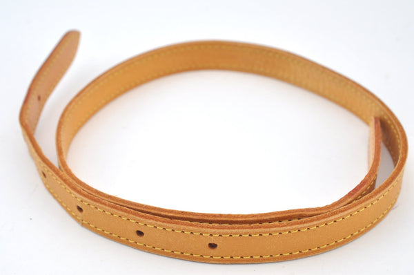 Authentic Louis Vuitton Leather Shoulder Strap For Bucket GM 31.9" Beige K7755