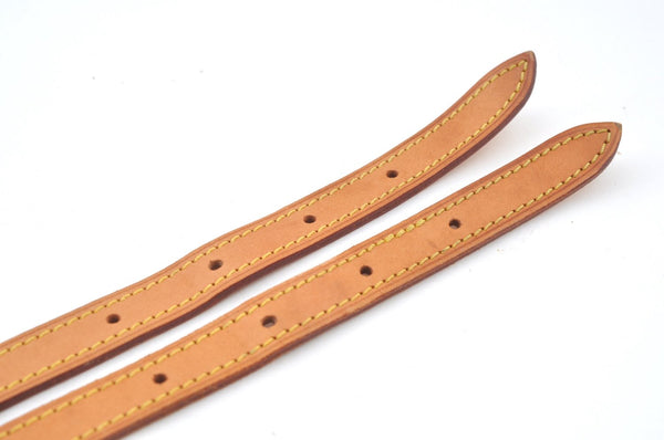 Authentic Louis Vuitton Leather Shoulder Strap For Bucket PM 27.6" Beige K7757