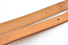 Authentic Louis Vuitton Leather Shoulder Strap For Bucket PM 27.6" Beige K7757