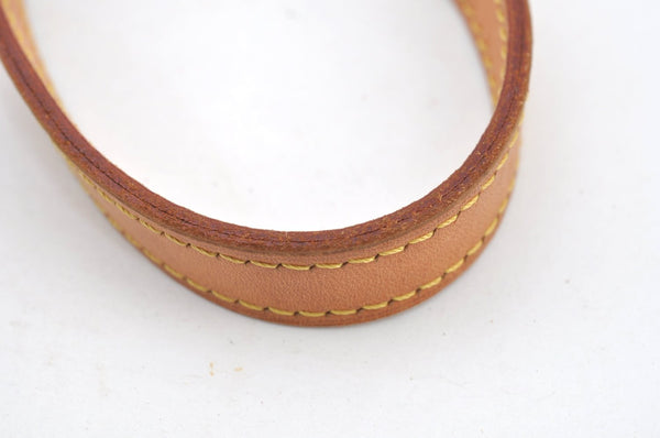 Authentic Louis Vuitton Leather Shoulder Strap For Bucket PM 27.6" Beige K7757