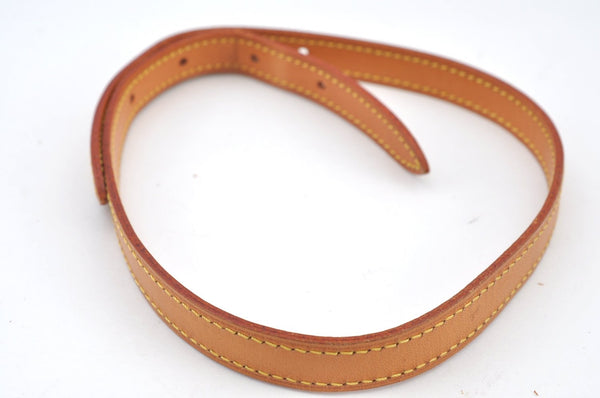 Authentic Louis Vuitton Leather Shoulder Strap For Bucket PM 27.6" Beige K7757