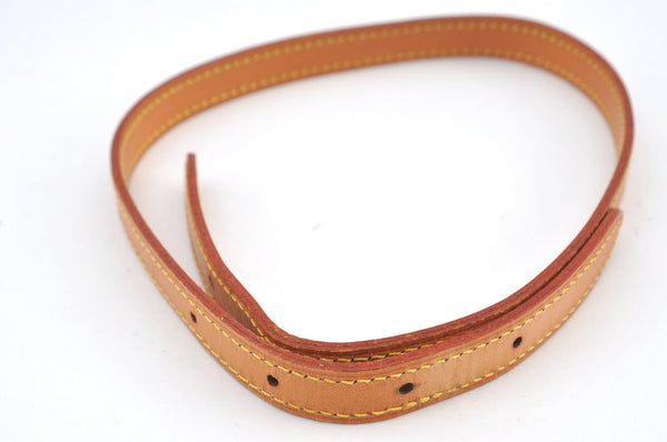 Authentic Louis Vuitton Leather Shoulder Strap For Bucket PM 27.6" Beige K7757