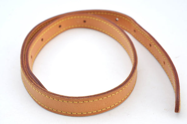 Authentic Louis Vuitton Leather Shoulder Strap For Bucket PM 27.6" Beige K7759