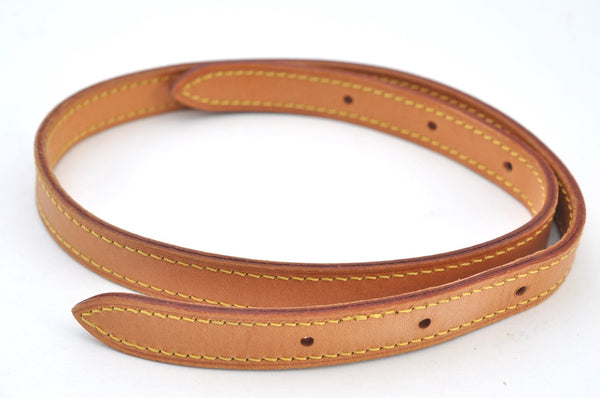 Authentic Louis Vuitton Leather Shoulder Strap For Bucket PM 27.6" Beige K7759