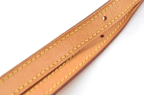 Authentic Louis Vuitton Leather Shoulder Strap For Bucket PM 27.6" Beige K7759