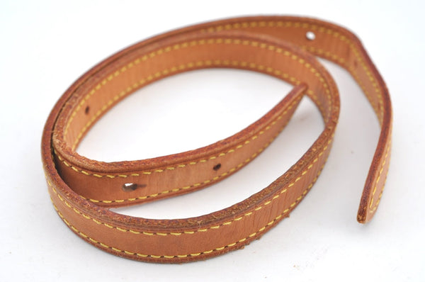 Authentic Louis Vuitton Leather Shoulder Strap For Bucket PM 27.6" Beige K7759