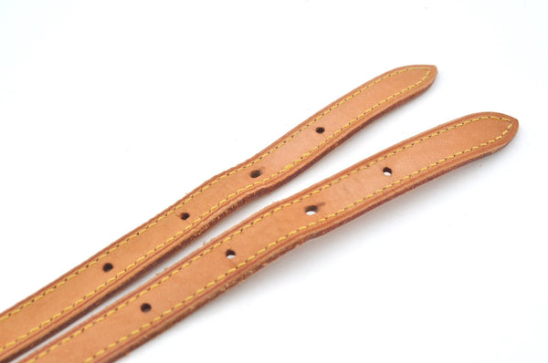 Authentic Louis Vuitton Leather Shoulder Strap For Bucket PM 27.6" Beige K7759